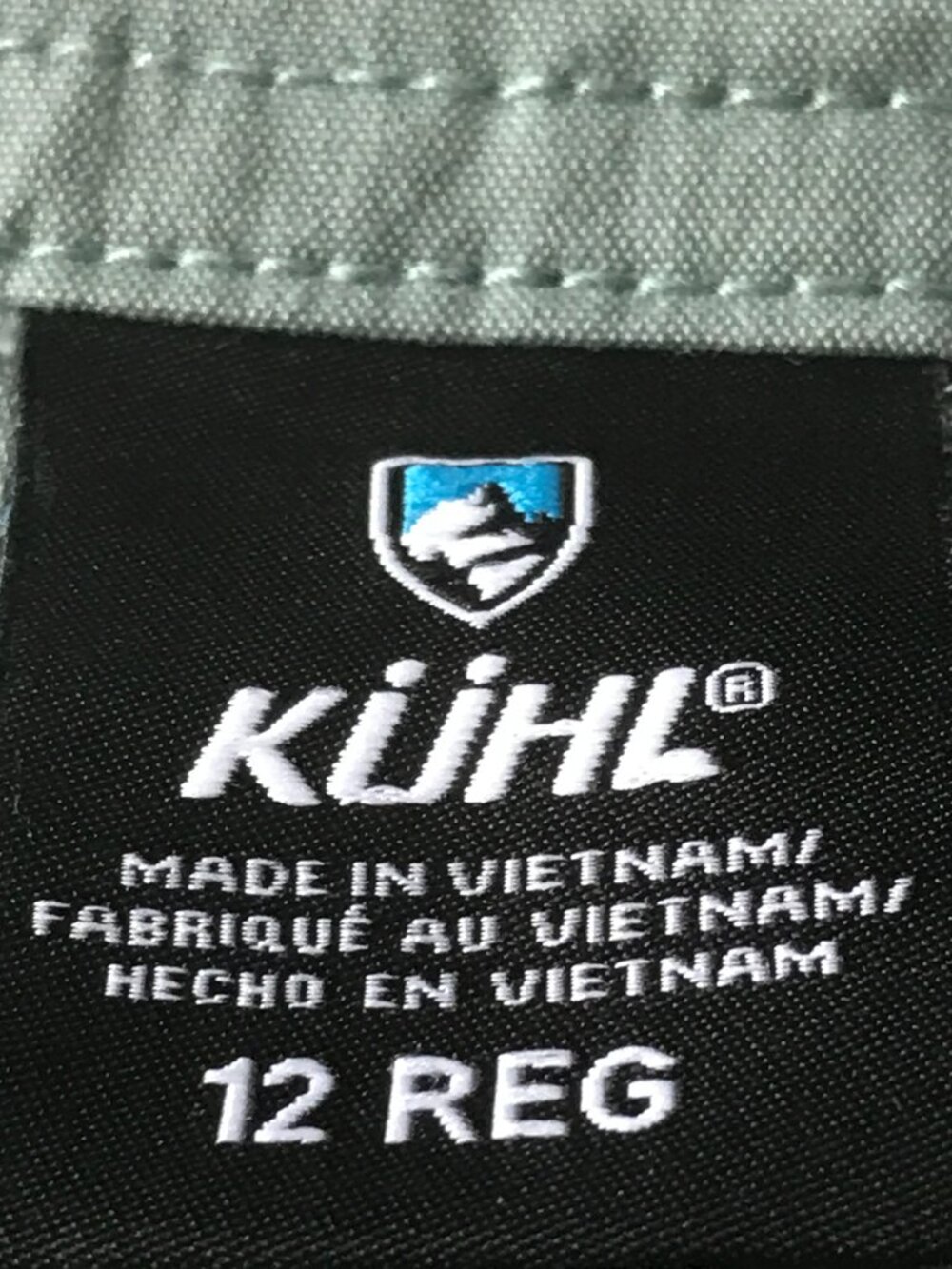 Kuhl Vintage Patina Dye Utility Cargo Pants Women 12 Blue Mid Rise Snap Cuff - Picture 3 of 15